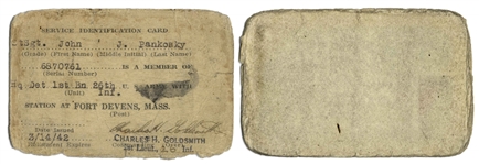Nuremberg Book Signed by 18 Nazi War Criminals During the WWII Nuremberg Trials -- Includes Signatures by Goring, Donitz, Streicher & Speer, and Also Two ID Cards by U.S. Guard Who Acquired Signatures